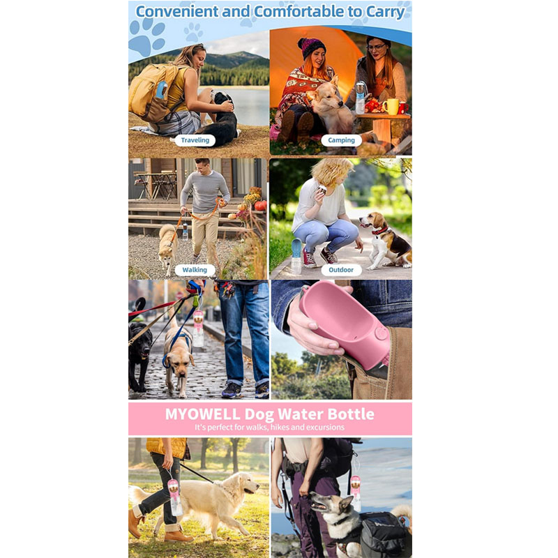 Portable Cat Dog Water Bottle