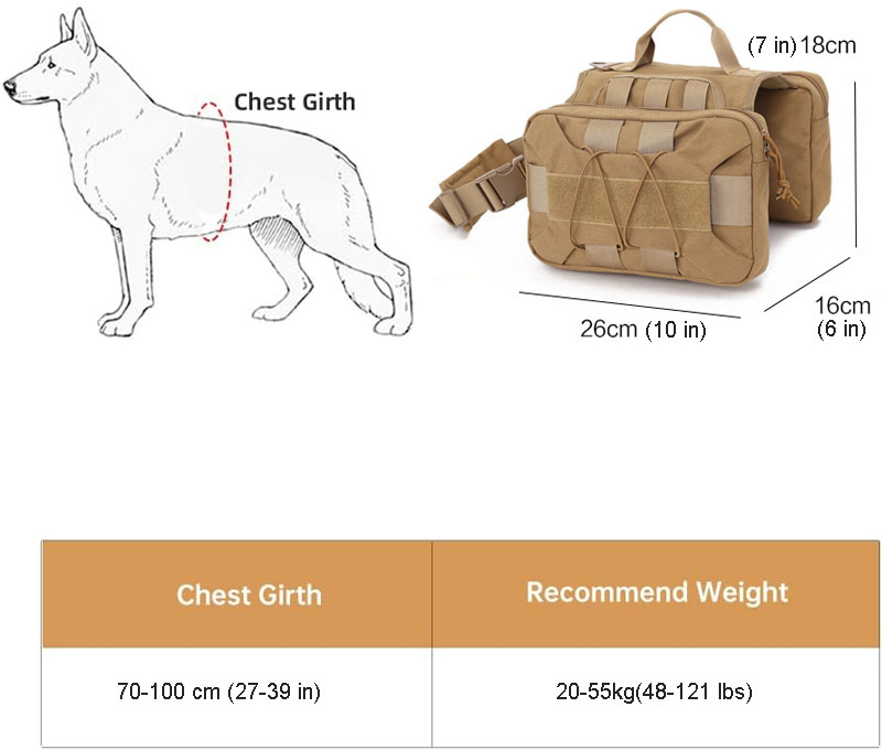 dog backpack